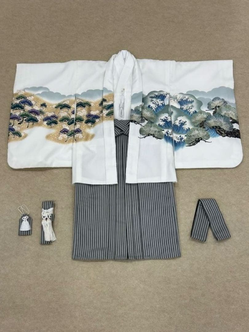 5才 七五三　サイズ大きめ　白鷹