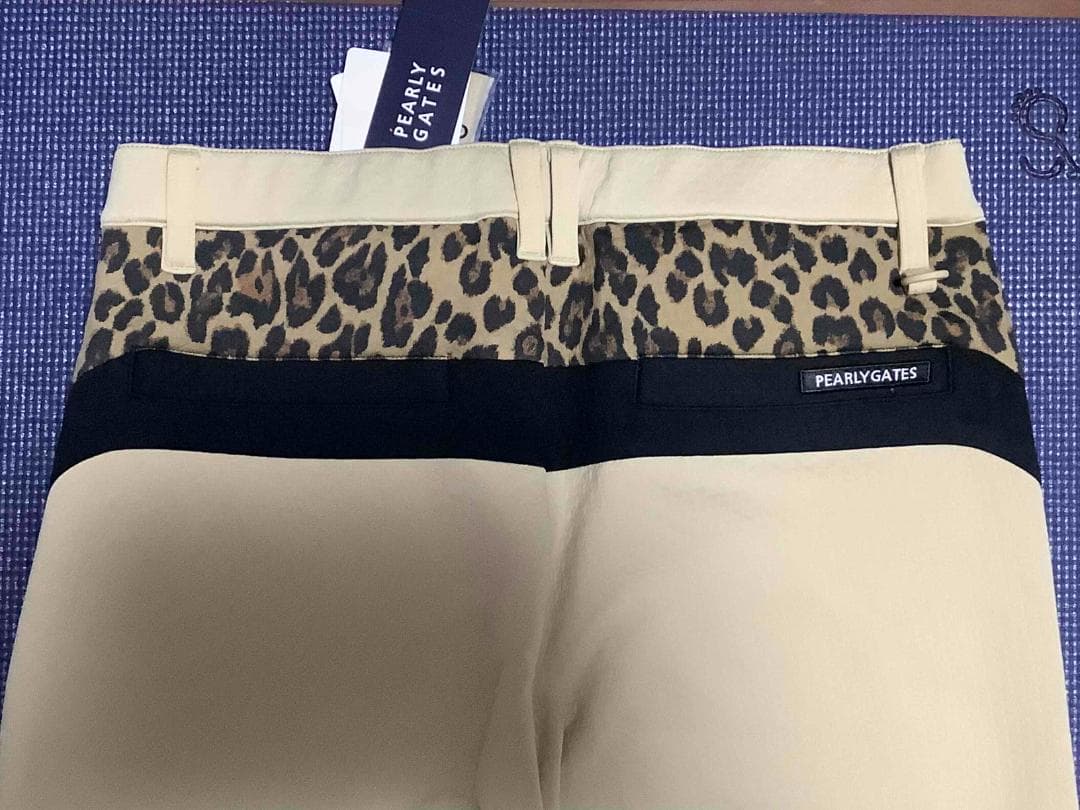 PEARLY GATES キルトジャージノータックゴルフパンツ ベージュ 新品