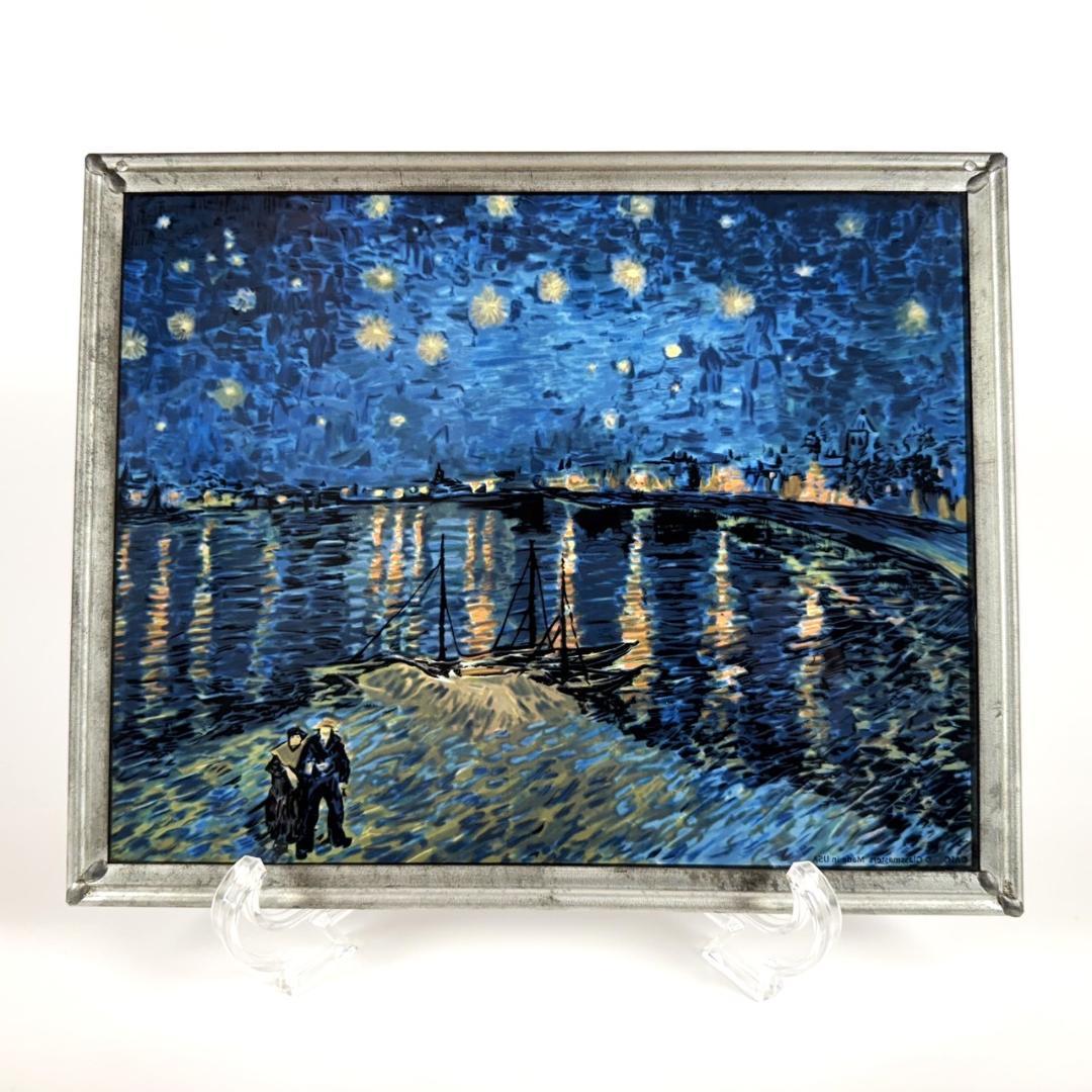フィンセント・ファン・ゴッホ ステンドグラス ローヌ川の星月夜 グラスマスターズ
