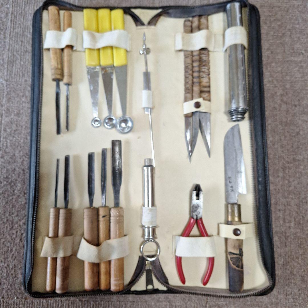 むきもの細工19点セット(むきもの細工セット用ケース付き)