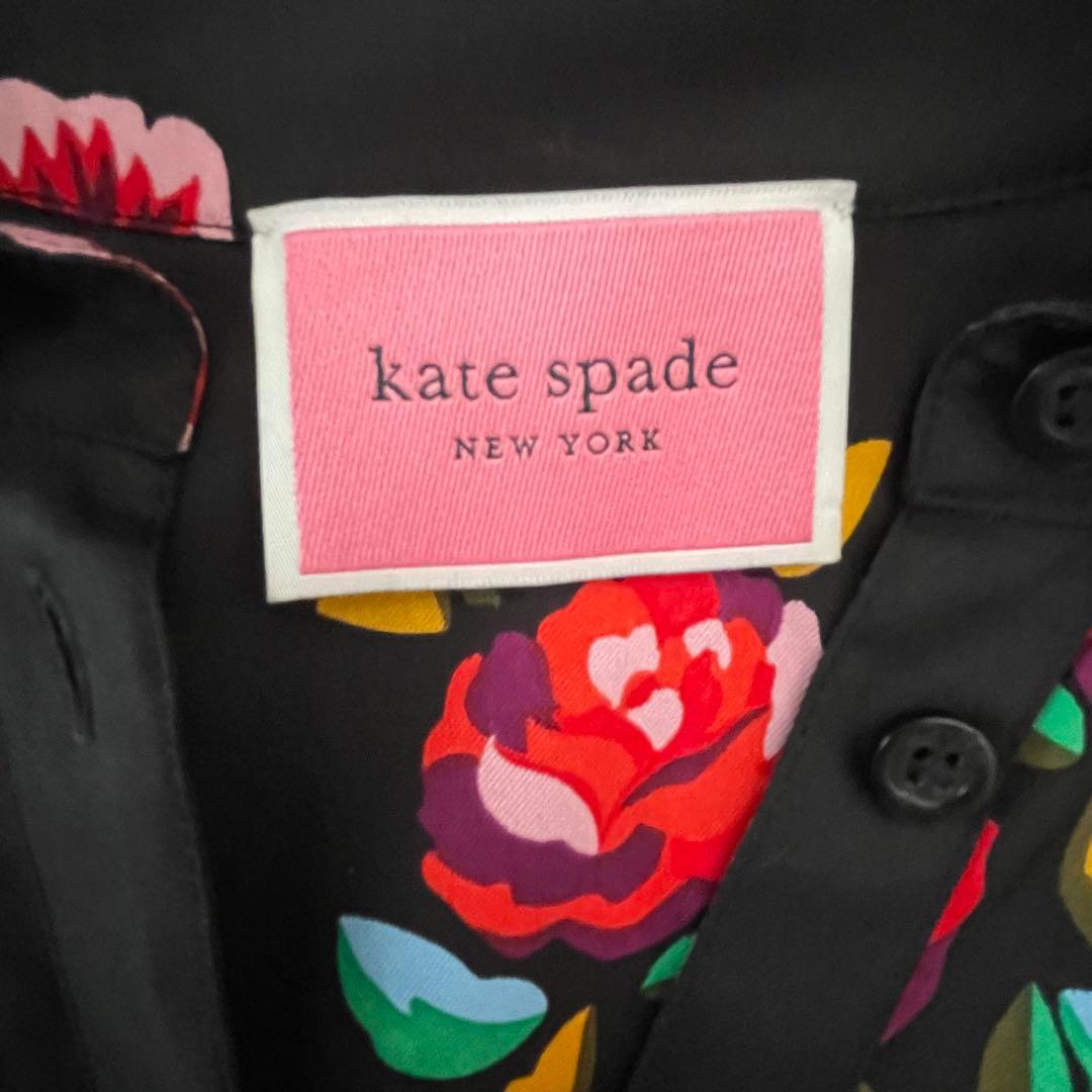 リ*ン様 kate spade 花柄シャツワンピース