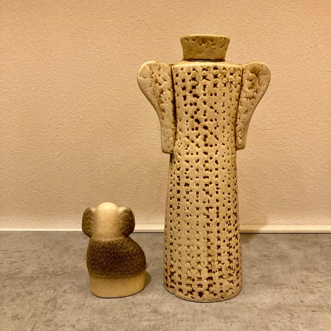 リサラーソン　ワードローブシリーズ　プードル　コート　フラワーベース　花瓶