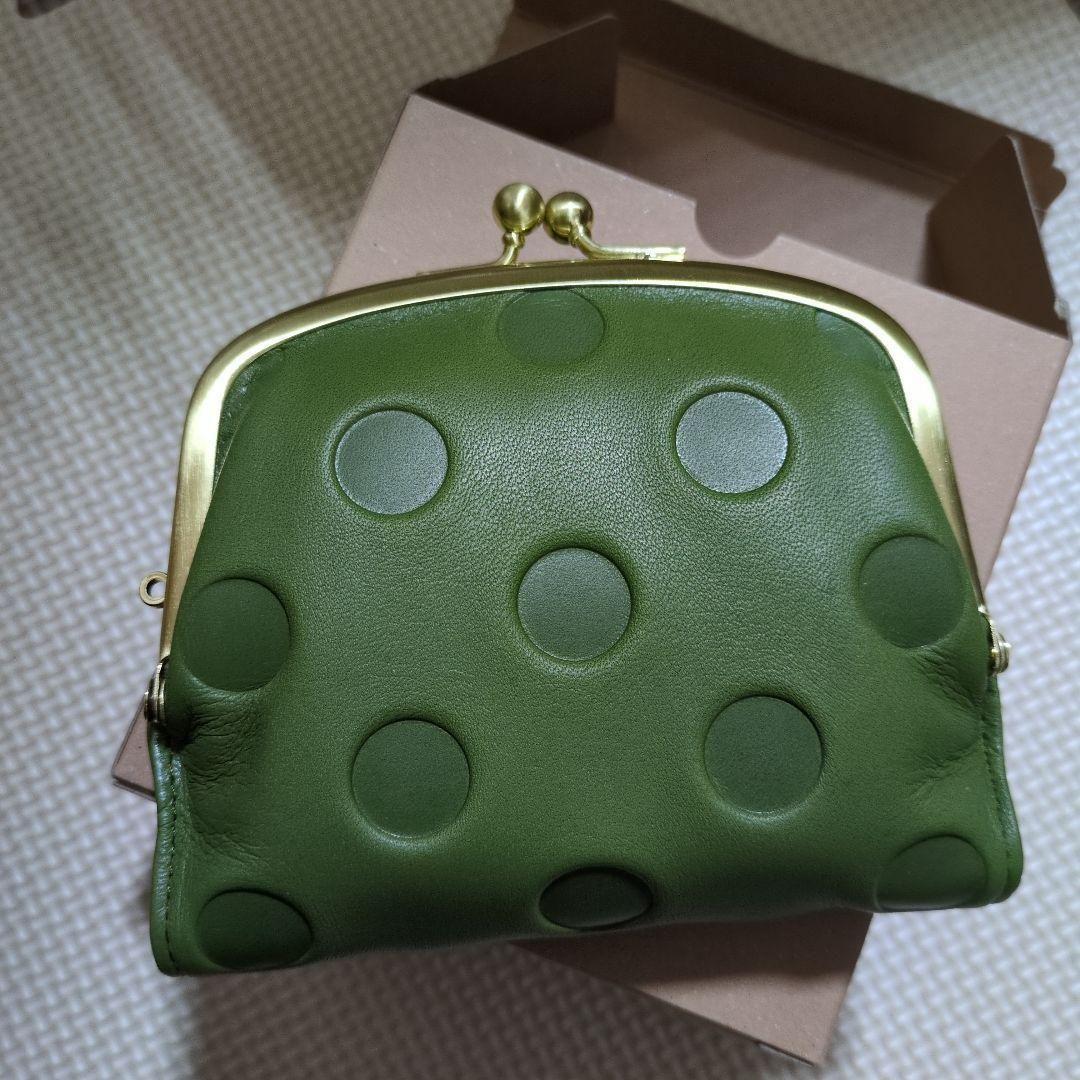 新品　Zucchero　コンパクト　短財布　グリーン　レディース ズッケロ