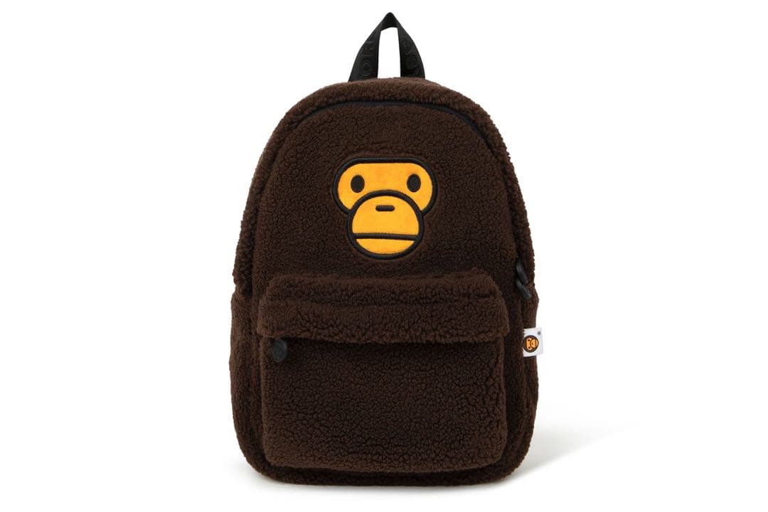 バッグ BAPE BABY MILO MINI FAUX FUR BACKPACK