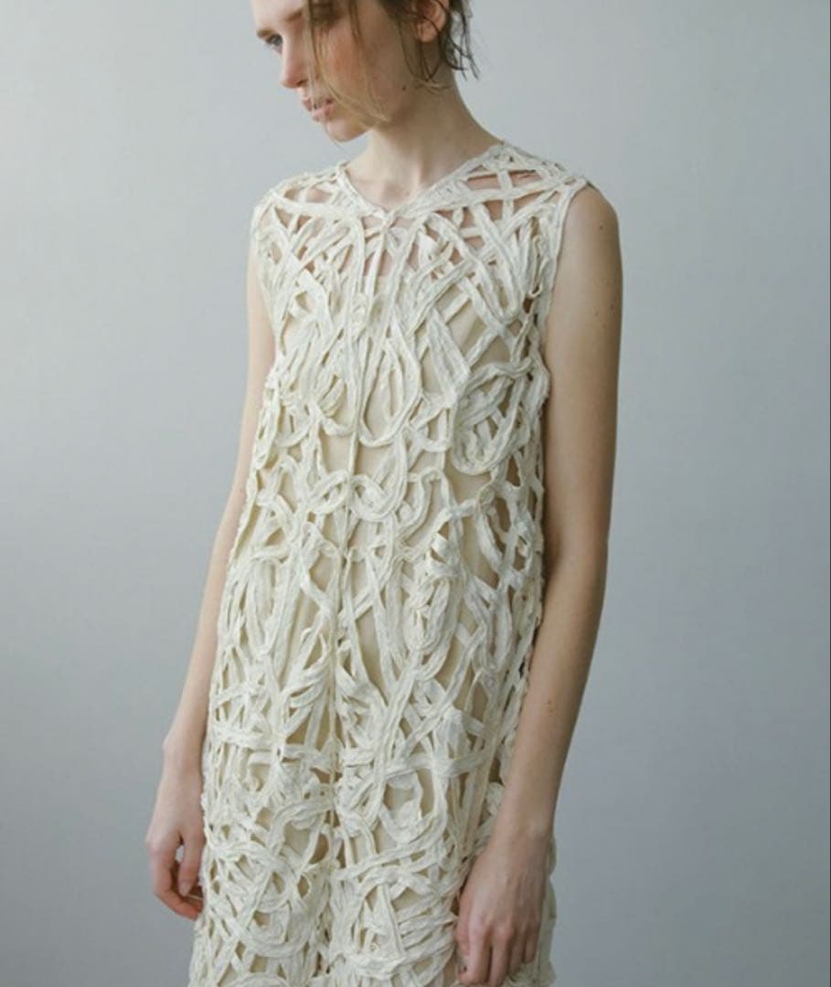 ETRETOKYO/エトレトウキョウ ブレードパターンノースリーブオールインワン