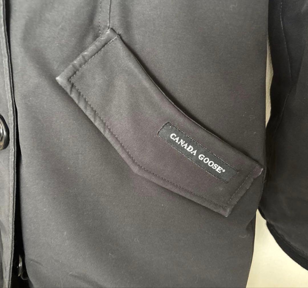 ブラック ダウンジャケット　カナダグース　ロスクレア　Sサイズ