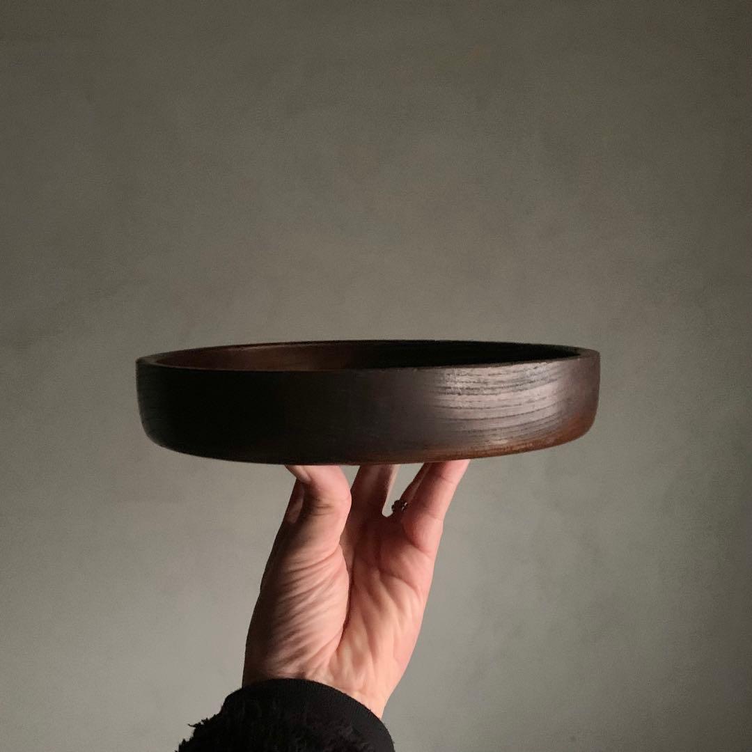 古い 小ぶり くりぬき盆 No.1 古道具 アンティーク