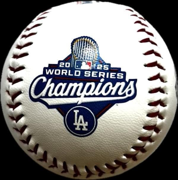 ドジャース 山本由伸 2025 ワールドシリーズ MVP記念ボール 専用ケース付