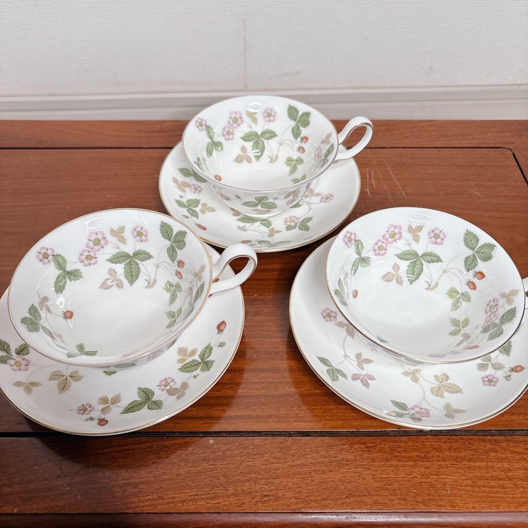 極美品！ ティーポット ワイルドストロベリー ティーセット