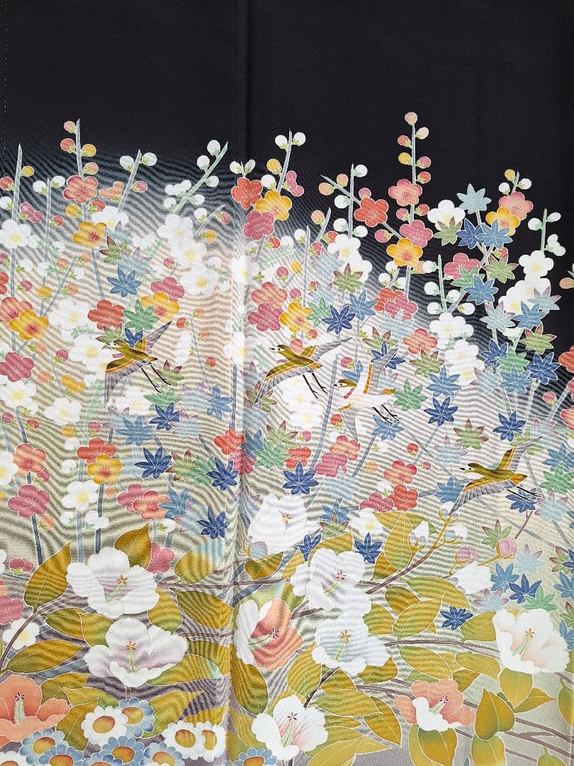 着物リメイクワンピース3694