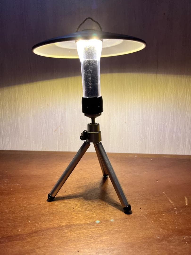 懐中電灯 多機能 2個セット ミニ 三脚付き キャンプランタン