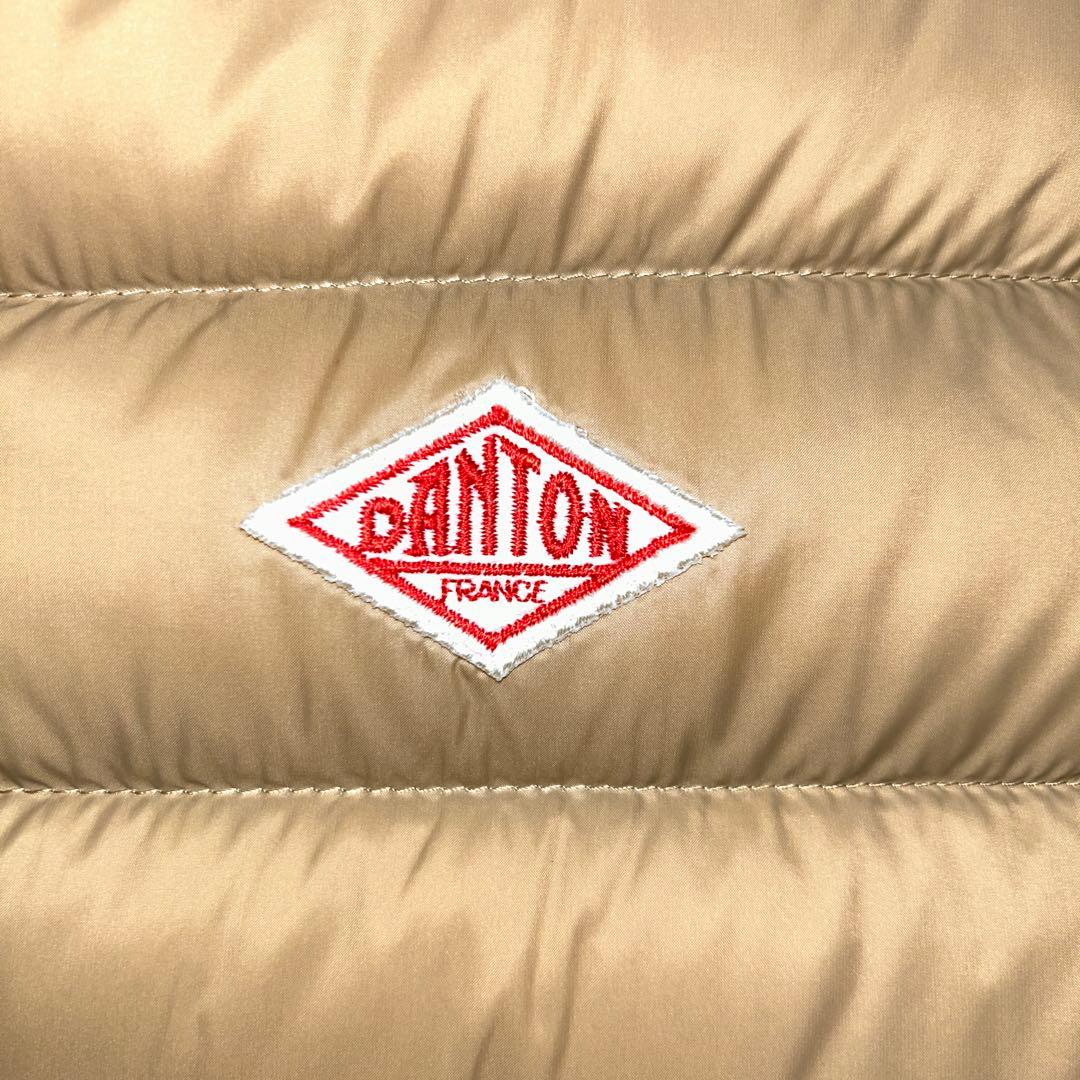 DANTON ベージュ インナーダウンベスト