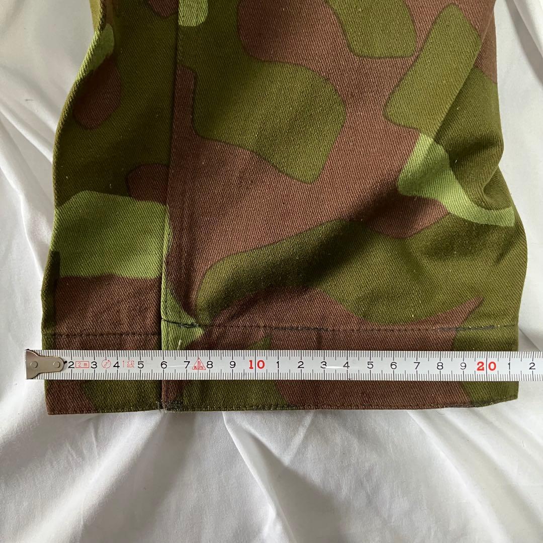 フィンランド軍 M-62カモ柄 リバーシブル オーバーパンツ　デッドストック