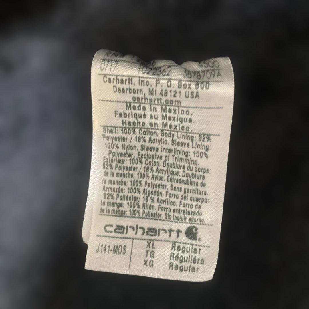 希少！メキシコ製/Carhartt シエラジャケット 人気色モスグリーンXL