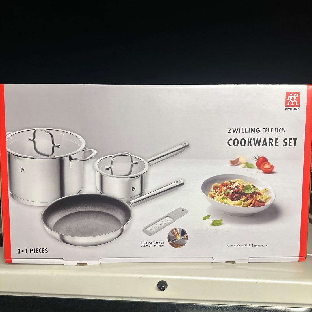 あ*き様 【新品未使用｜未開封】ヘンケルス トゥルーフロー クックウェア 4点セ