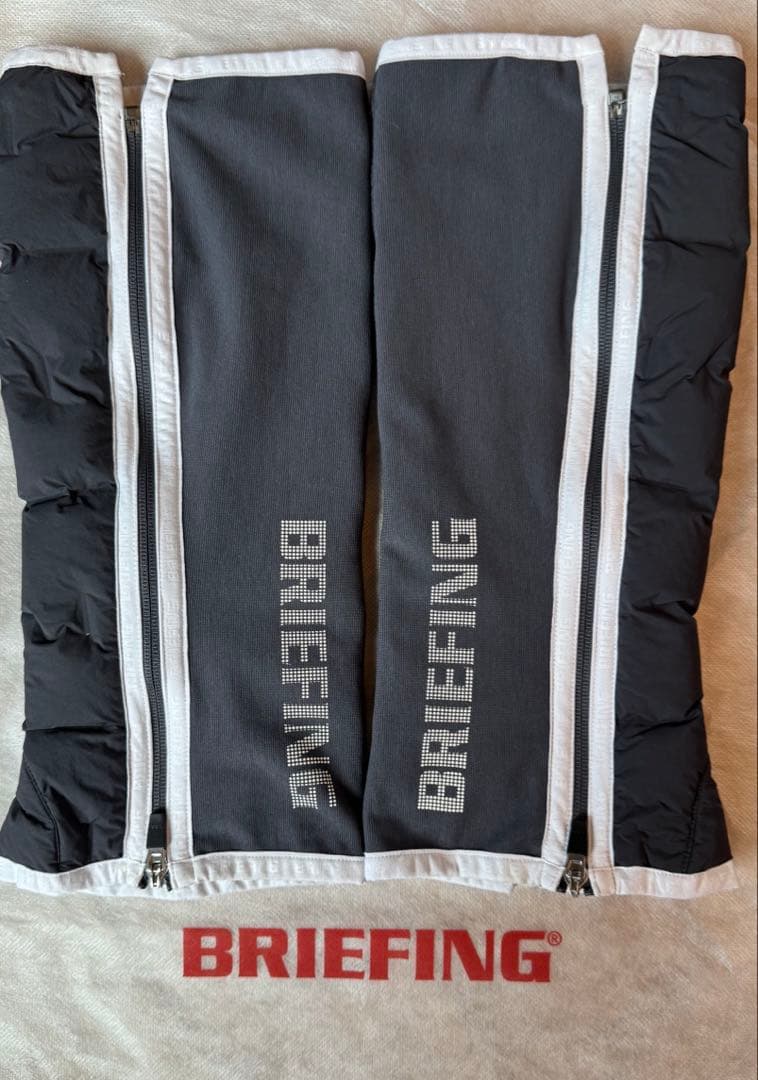 ブリーフィングレディースレッグウォーマーチャコール