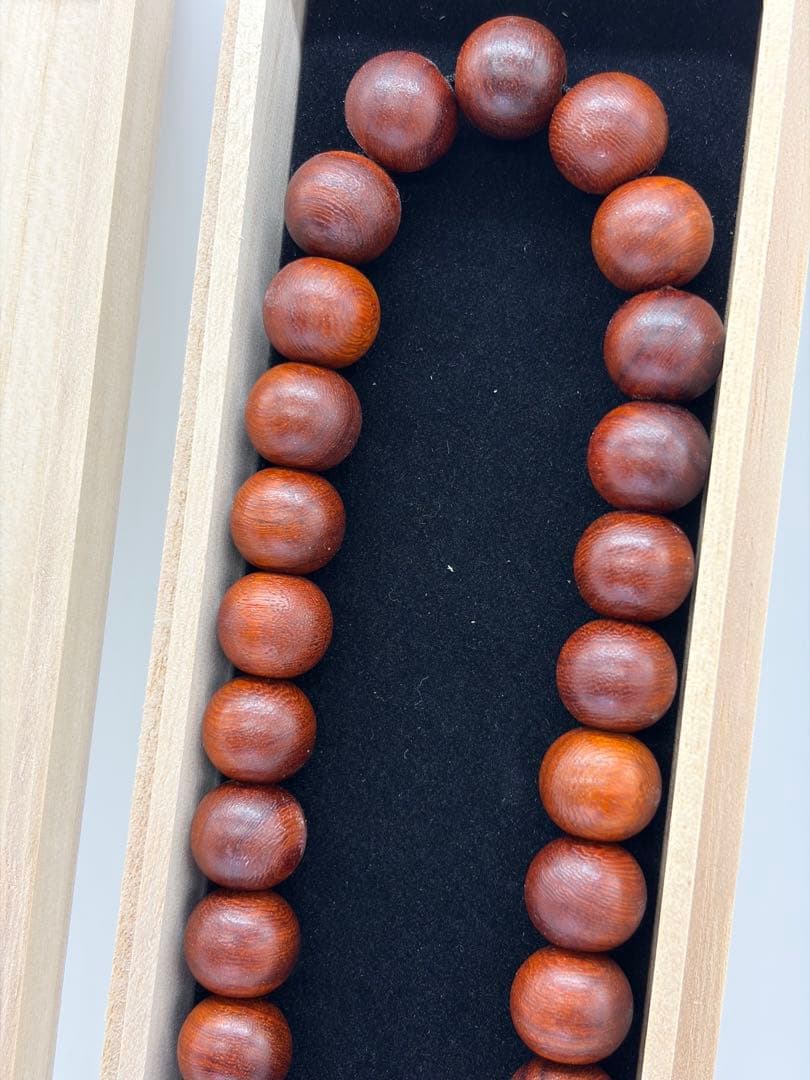 フ*シ様 [新品未使用]DANJI JAPAN 首輪数珠　紫檀　ネックレス