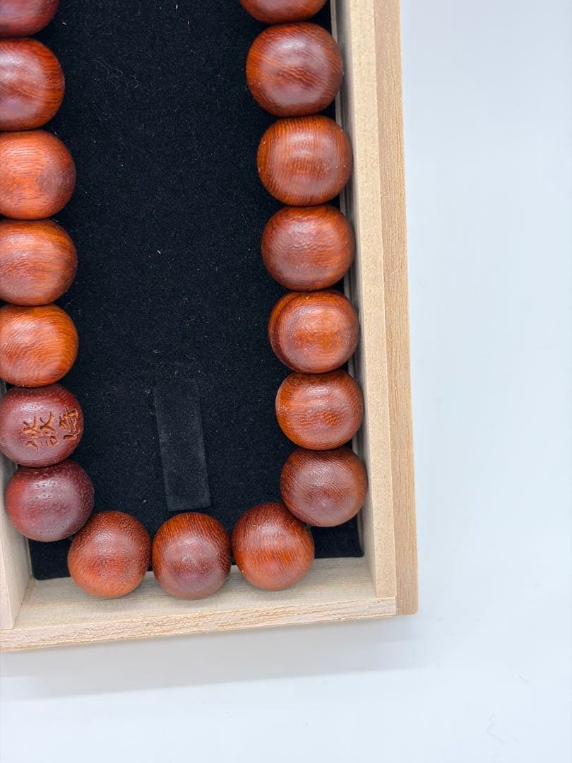 フ*シ様 [新品未使用]DANJI JAPAN 首輪数珠　紫檀　ネックレス