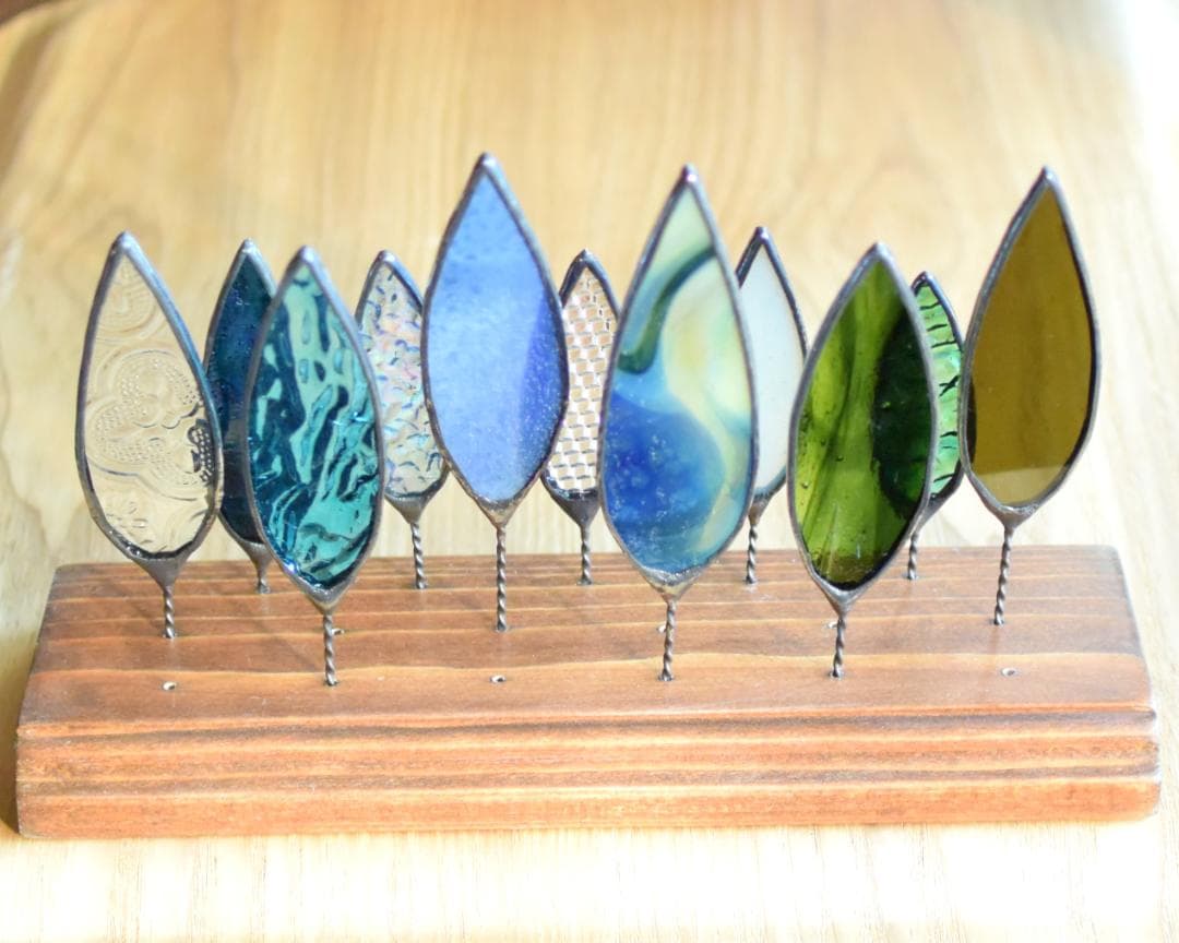 売約済み。木立ち　ステンドグラス(STG114)