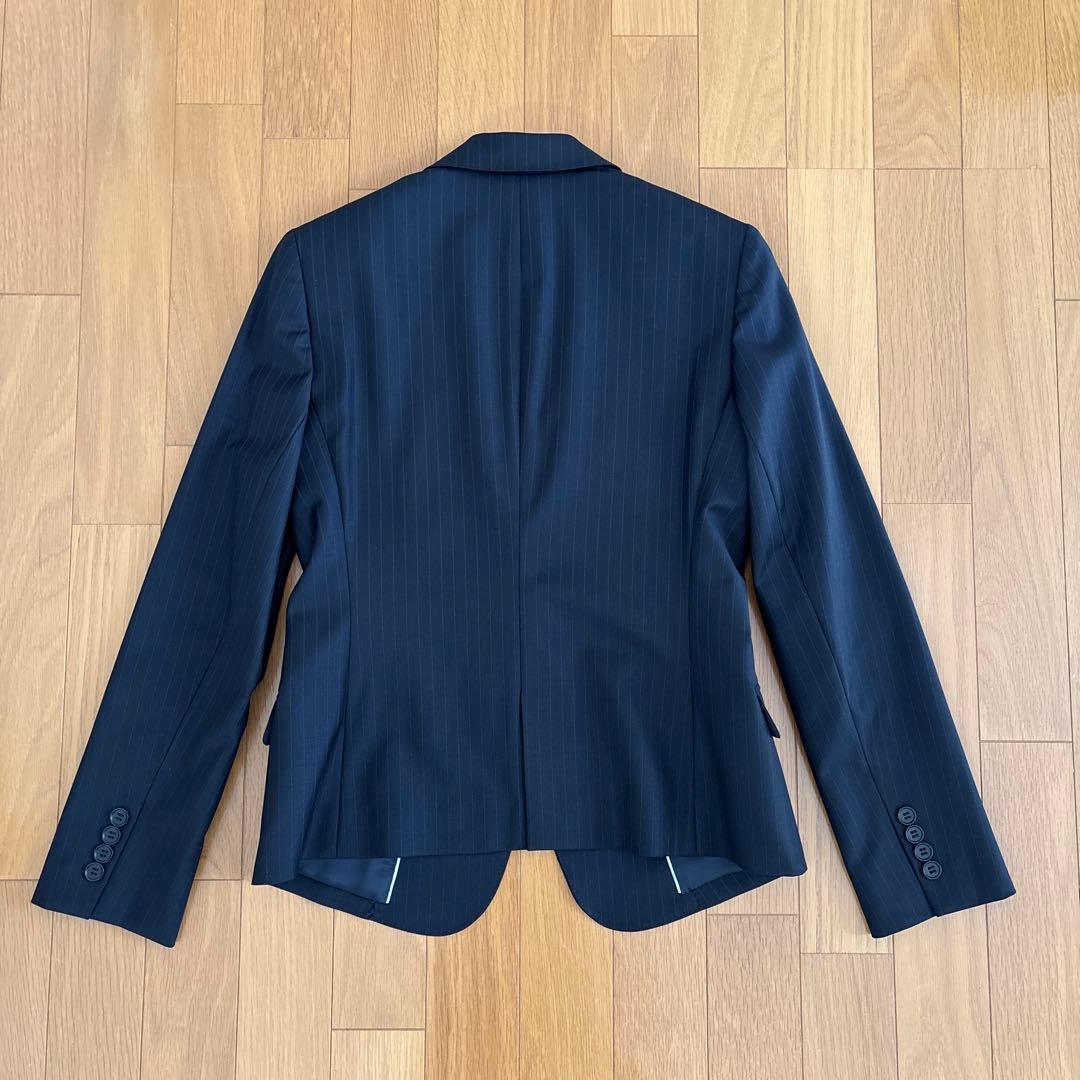 23区 パンツスーツ　ダークネイビー　ストライプ　サイズ違い　38&36