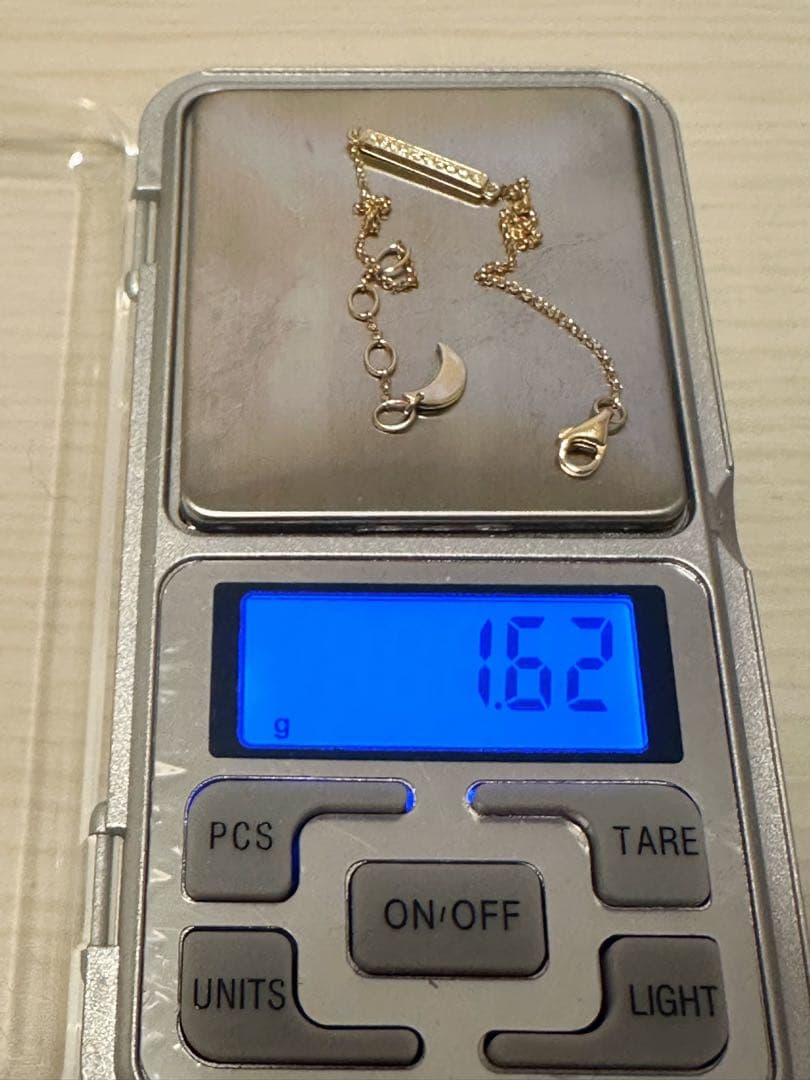 新年限定値下げ K14 ダイヤモンド ホワイト+ブラック ブレスレット 1.6g