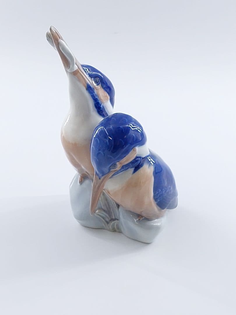 ロイヤルコペンハーゲン カワセミ フィギュリン 鳥 陶器 置物 高さ18.2cm