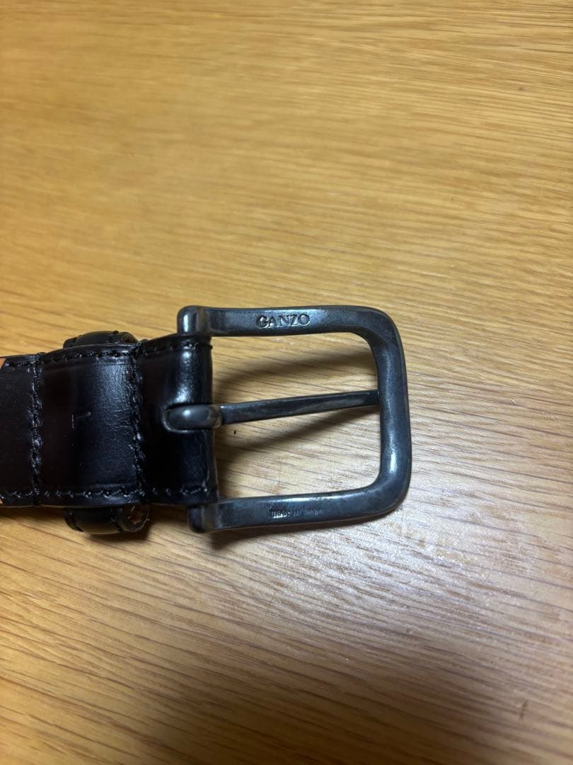 GANZO ブライドルベルト 黒 L size