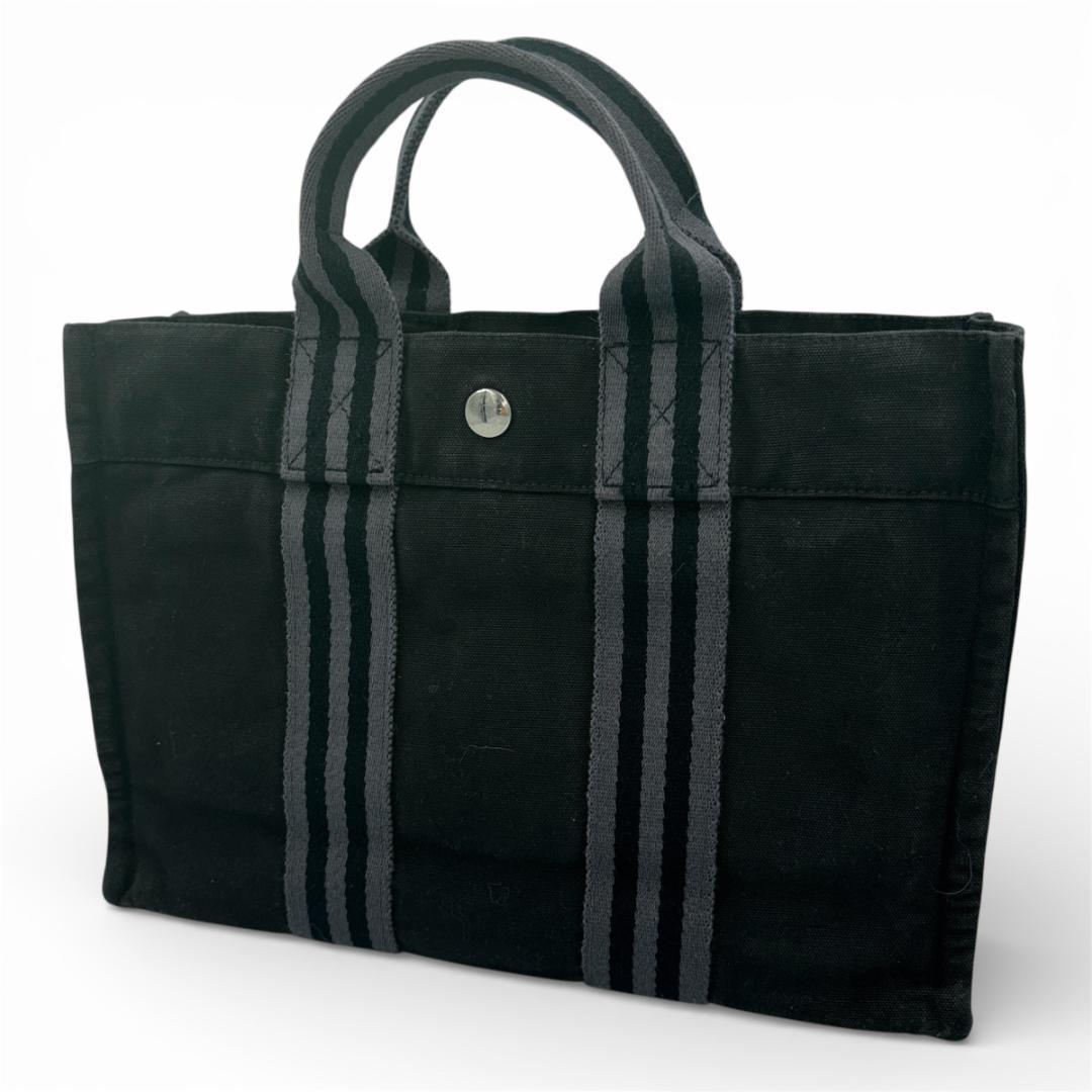HERMES エルメス フールトゥ PM トートバッグ キャンバス ユニセックス