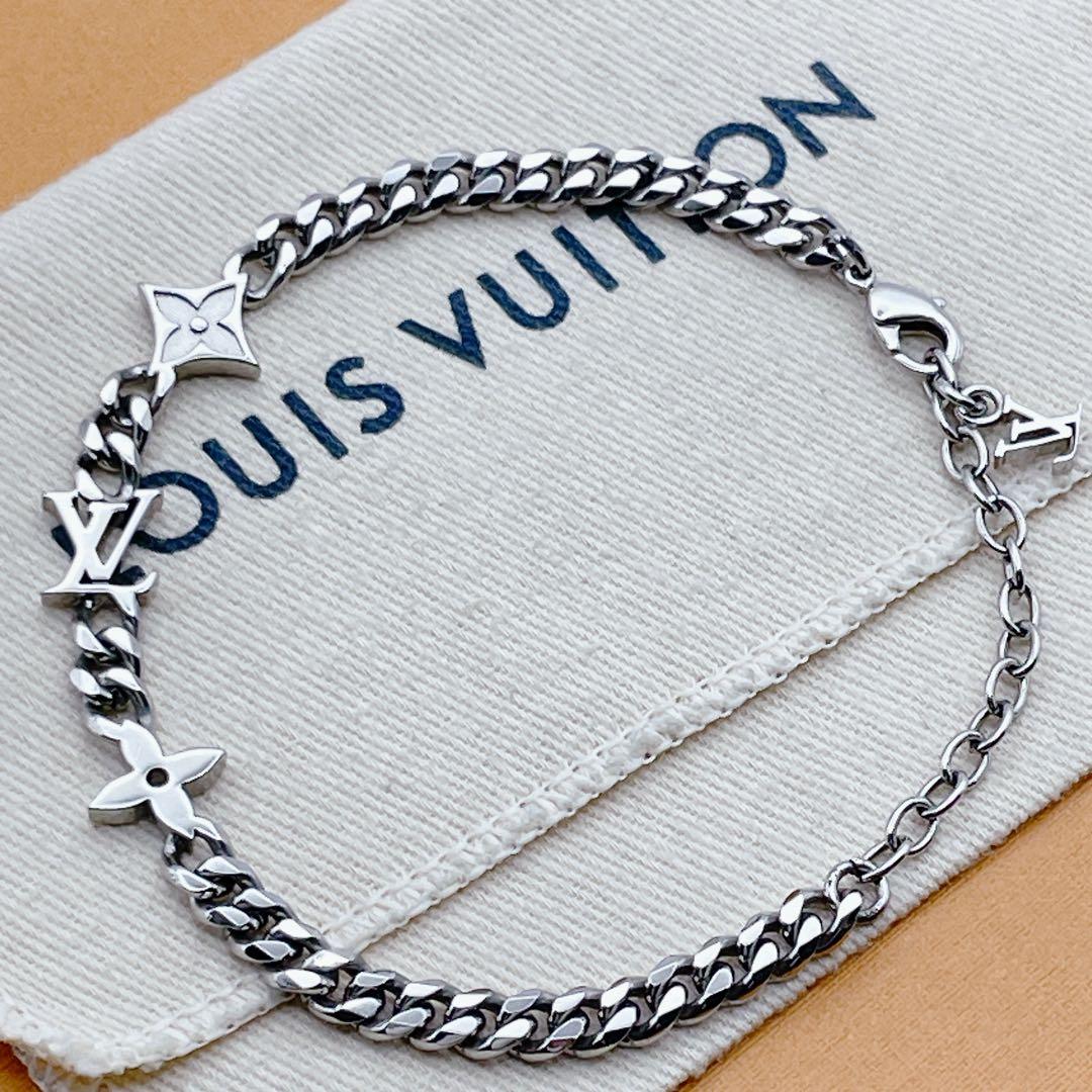 LOUIS VUITTON ブレスレット　ブラスレ　ロウ　チェーン　モノグラム