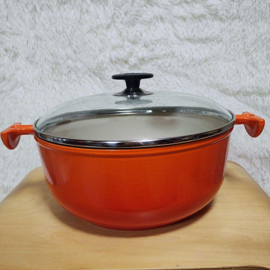 ル・クルーゼ　パパライン　25cm エンゾ マリ　廃番 レア 稀少