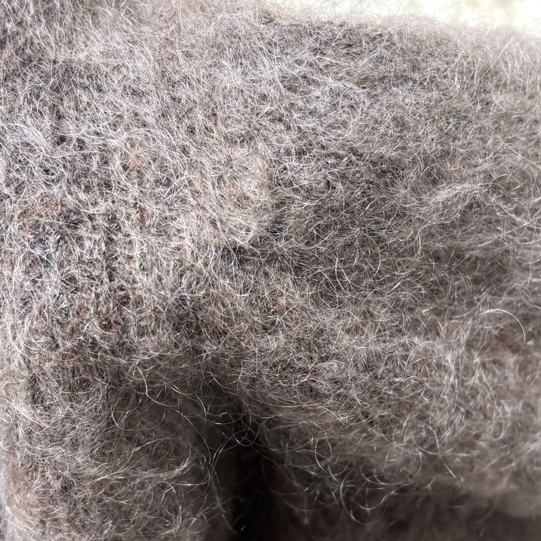 美品 Cloveru Simple Wool Mohair Cardigan