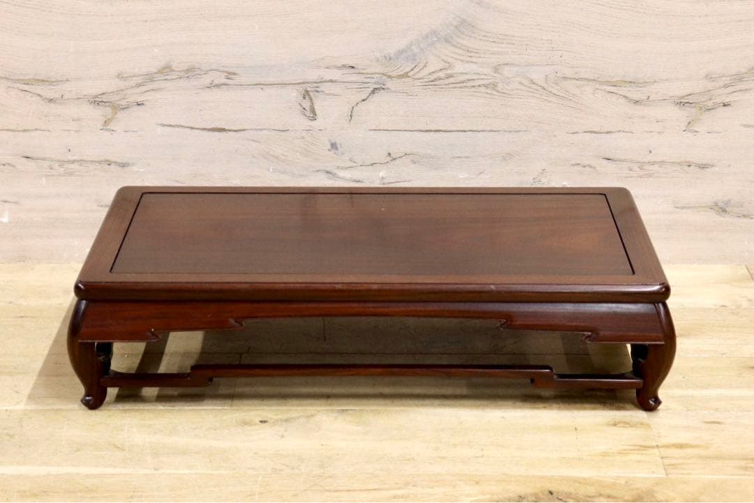 GMIH95C○大阪唐木指物 花台 通産大臣指定 伝統工芸品 飾り台 床の間 和