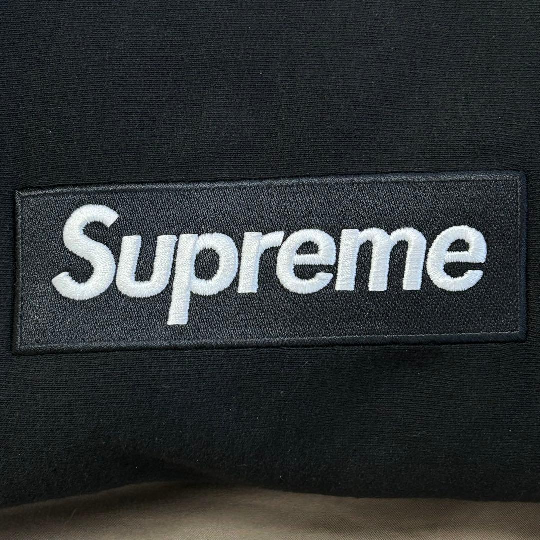 Supreme Box Logo Hooded Sweatshirt 黒24FW