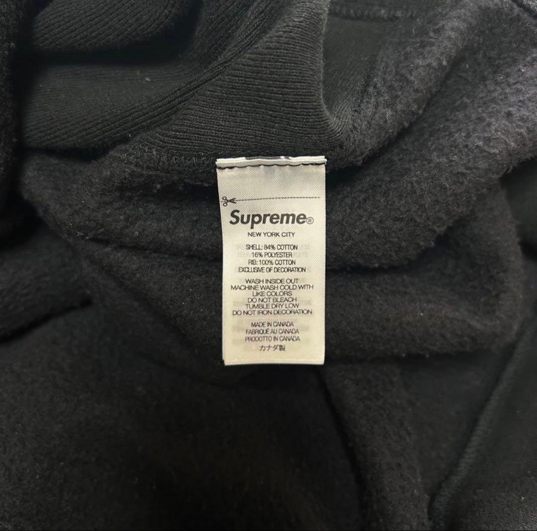 Supreme Box Logo Hooded Sweatshirt 黒24FW