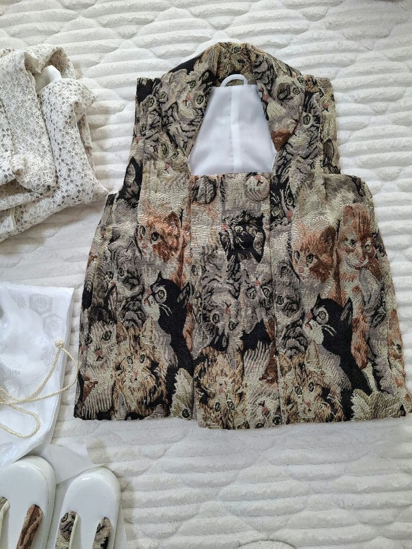 utatane 女の子用着物セット 　被布　3歳　七五三　ひよこ商店