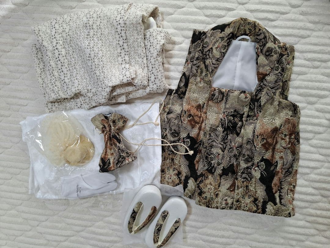 utatane 女の子用着物セット 　被布　3歳　七五三　ひよこ商店