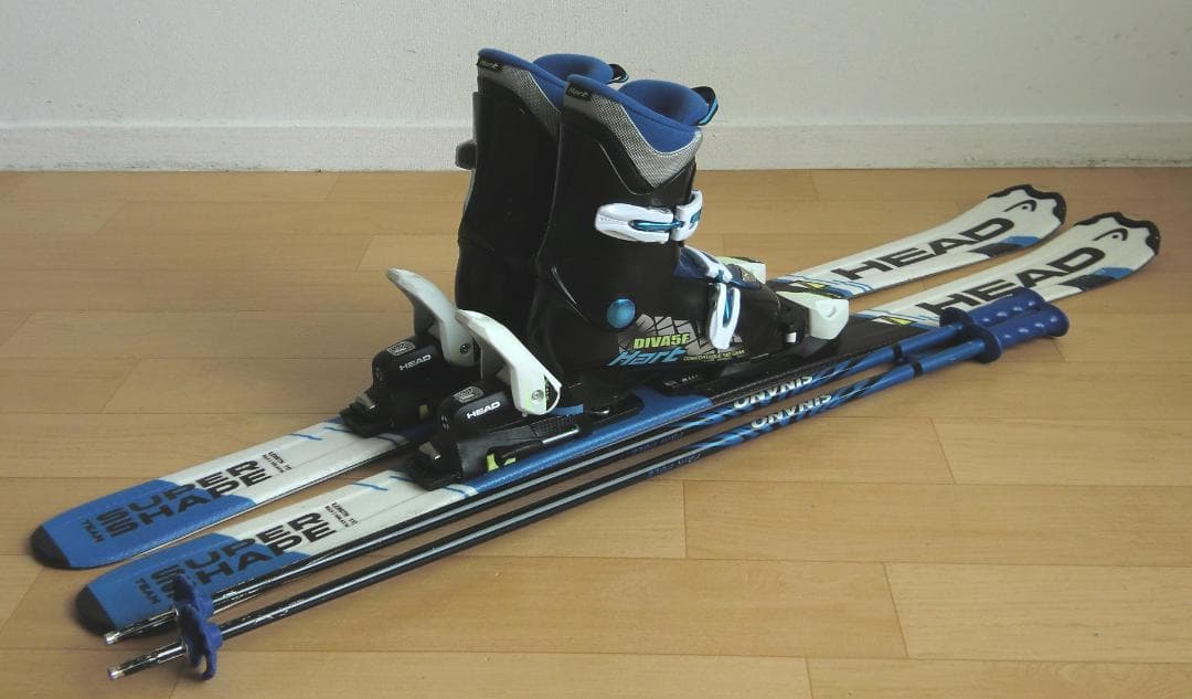 ■■1月限定■送料無料■HEAD■子供用スキーセット■117/22■WAX済■■