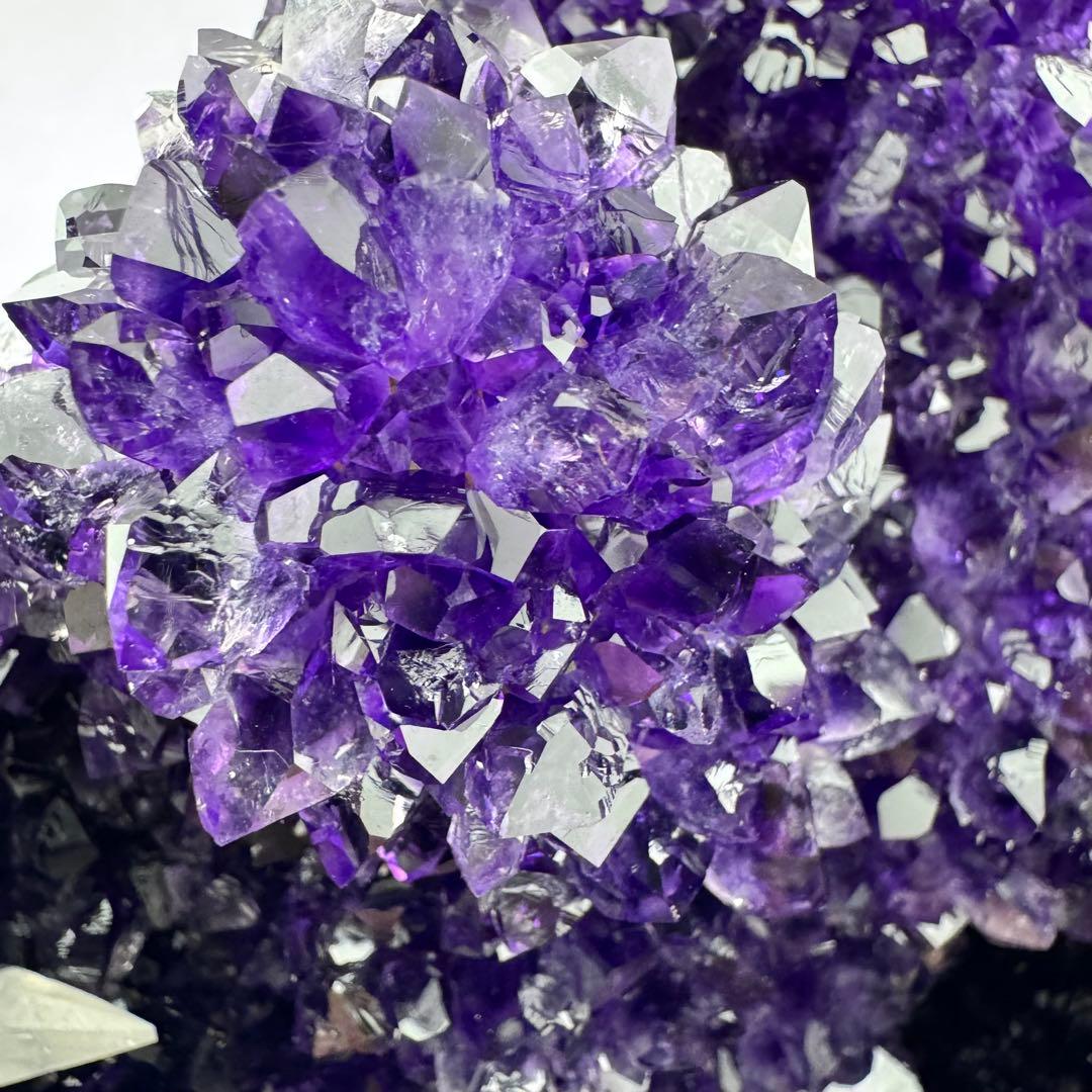 G-133アメジストクラスター ドーム 原石 天然石 パワーストーン　カルサイト