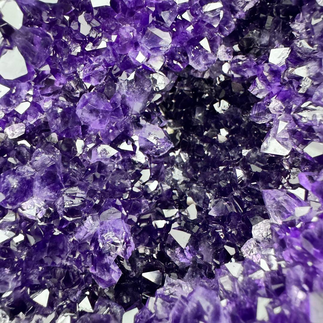 G-133アメジストクラスター ドーム 原石 天然石 パワーストーン　カルサイト