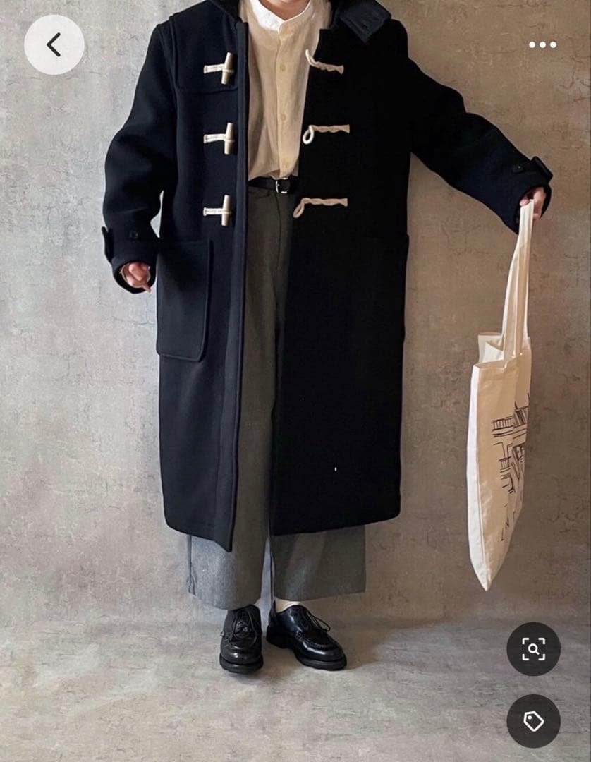 LENO 黒 ダッフルコート サイズ1