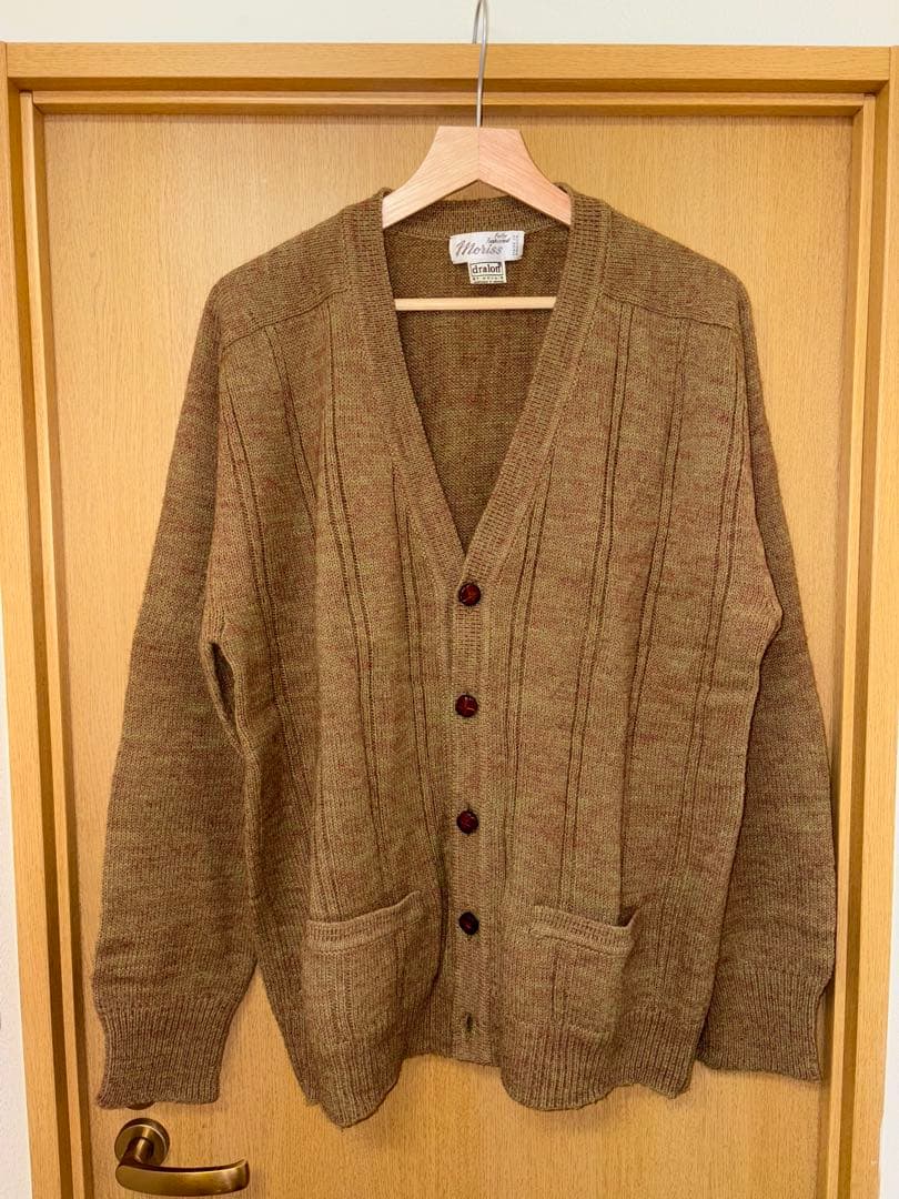 フランス製 モヘアカーディガン ブラウン