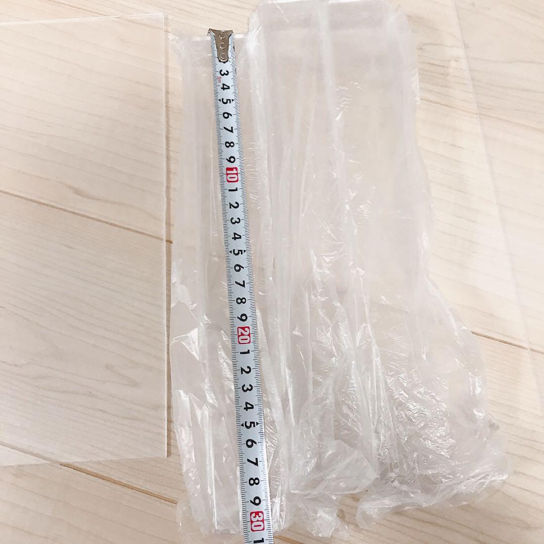 アクリル ディスプレイケースフィギュアケース 31x16x23cm三段ステージ