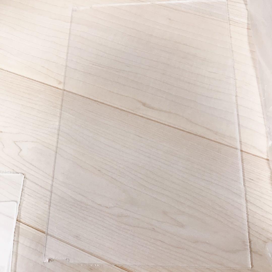 アクリル ディスプレイケースフィギュアケース 31x16x23cm三段ステージ