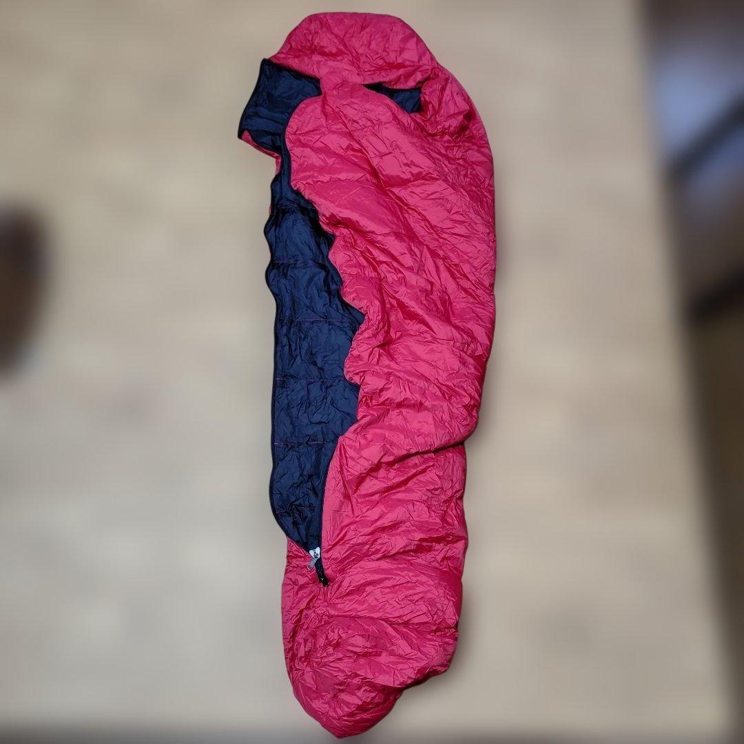 NANGA 寝袋 赤/黒