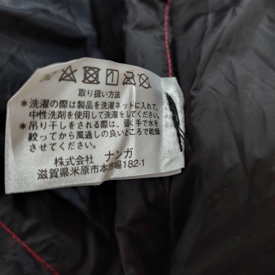 NANGA 寝袋 赤/黒