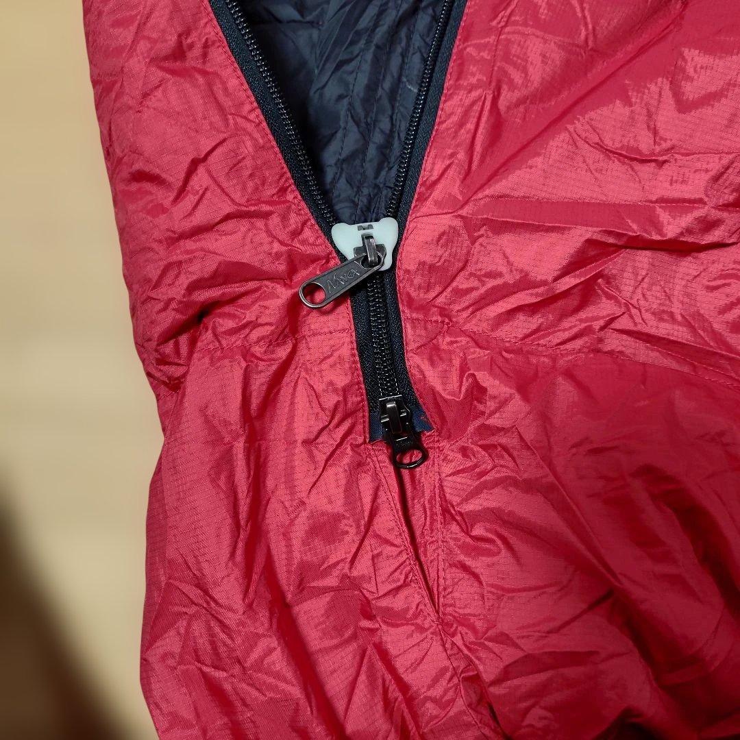 NANGA 寝袋 赤/黒