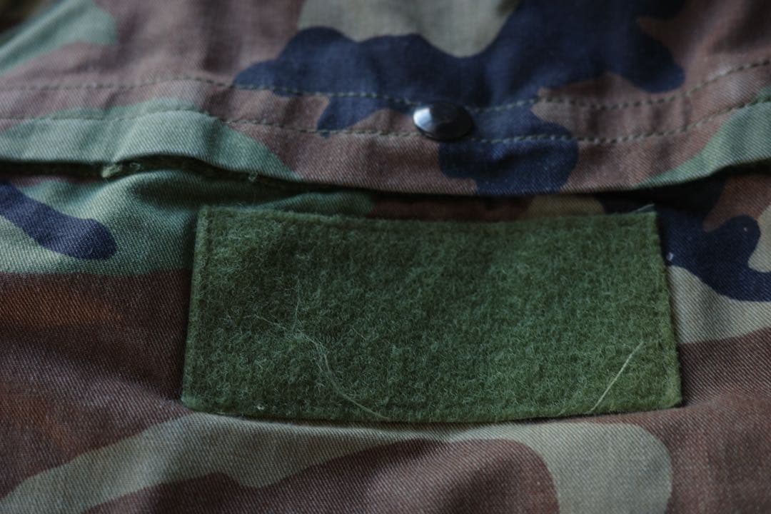 実物 USED 米軍 HGU-56/P ヘルメットバッグ ウッドランドカモ