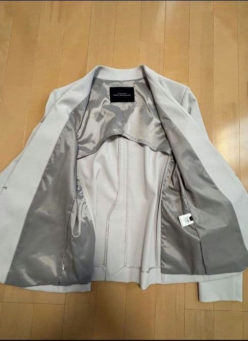 グリーンレーベルリラクシング ノーカラージャケットパンツスーツ　セットアップ