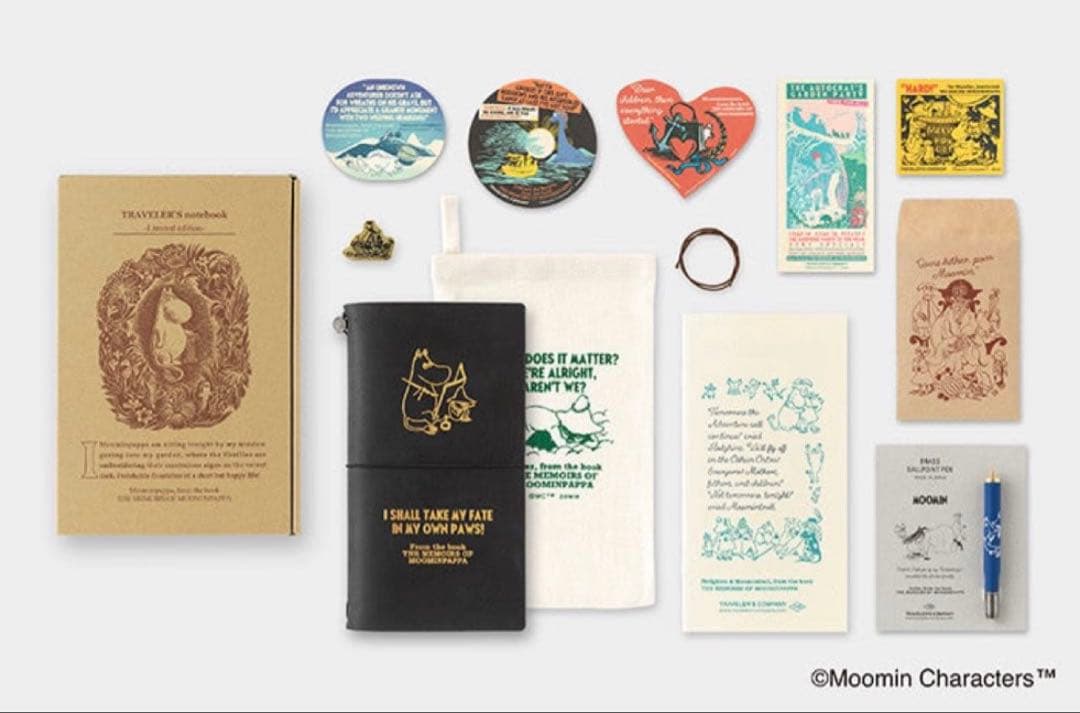 【即日発送】トラベラーズノート 限定セット MOOMIN パパの思い出 ムーミン