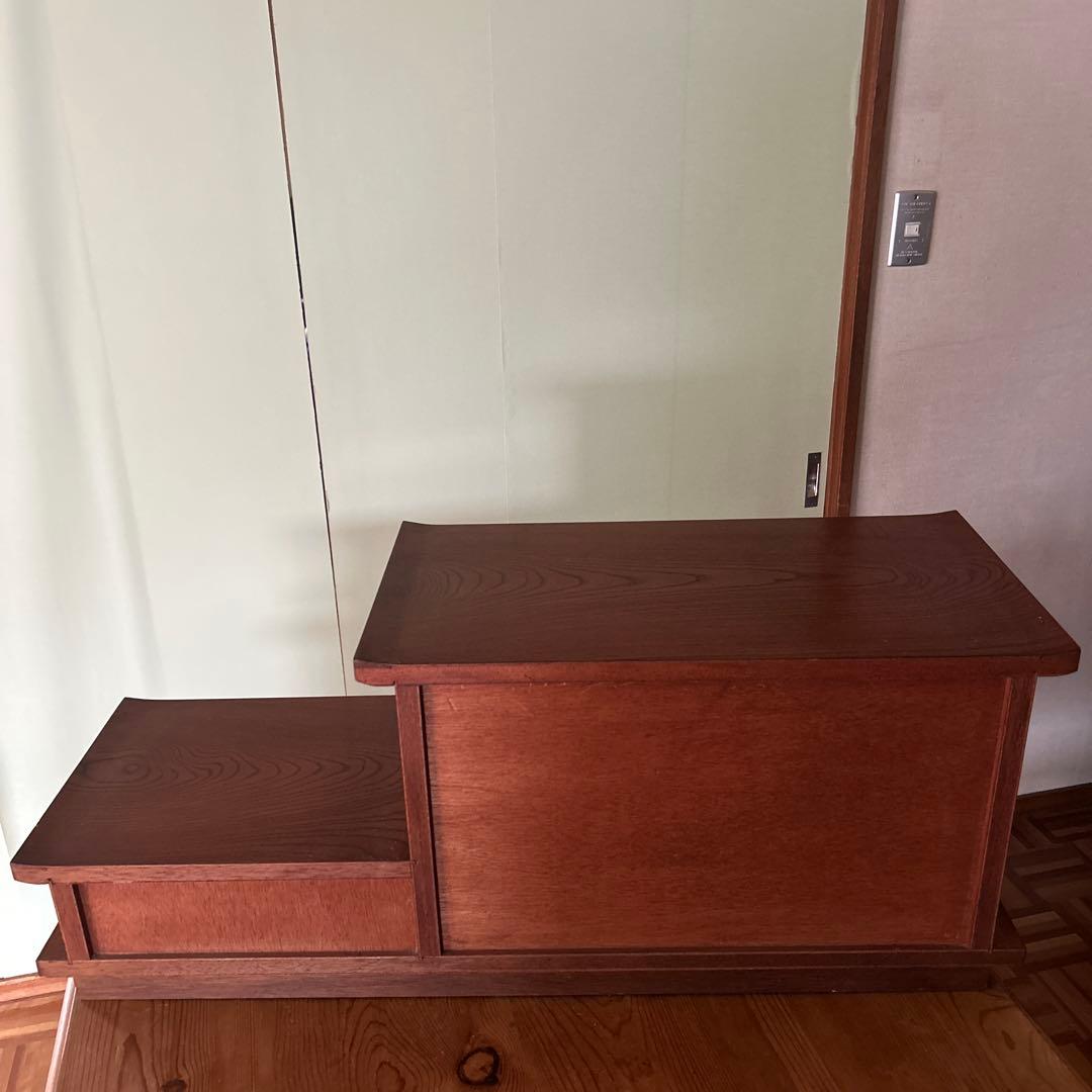 床の間 飾り棚 昭和レトロ 和風棚 木製